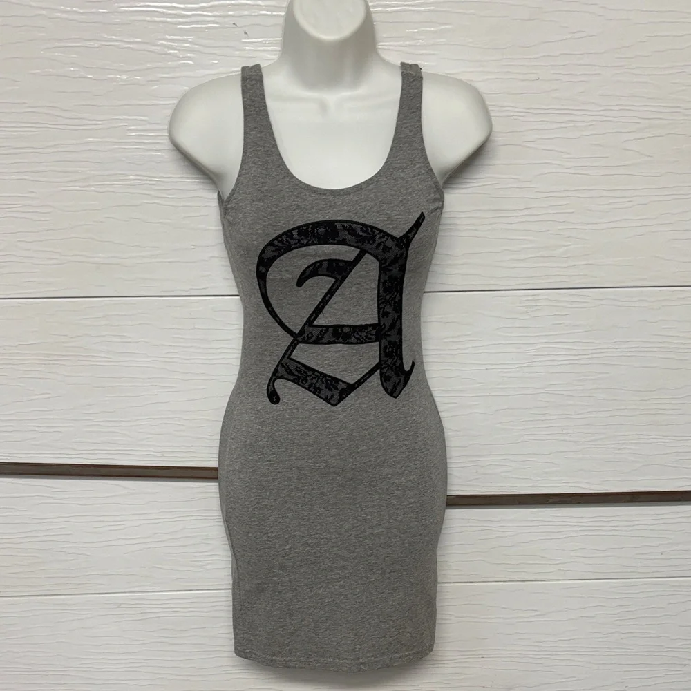 Like new "A" logo stretchy dress size 6 - Picture 1 of 5